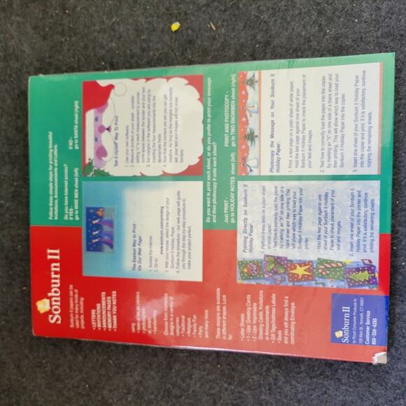 Sonburn Computer Print Paper 100 Sheets Christmas Bourder 8.5x11 - Picture 3 of 5